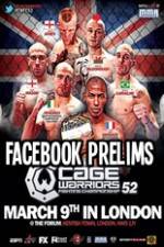Watch Cage Warriors 52 Facebook Preliminary Fights Zmovies