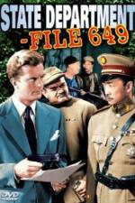 Watch State Department File 649 Zmovies
