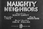 Watch Naughty Neighbors (Short 1939) Zmovies