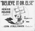 Watch Believe It or Else (Short 1939) Zmovies