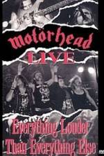 Watch Motorhead: Everything Louder Than Everything Else Zmovies