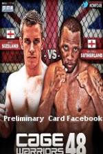 Watch Cage Warriors 48 Preliminary Card Facebook Zmovies