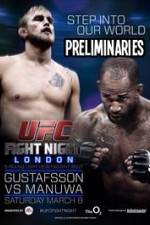Watch UFC Fight Night 38: Gustafsson vs. Manuwa Preliminaries Zmovies