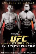Watch UFC 91 Couture vs Lesnar Zmovies