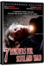 Watch Seven Murders for Scotland Yard Zmovies