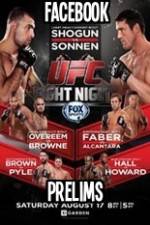 Watch UFC Fight Night 26 Facebook Prelims Zmovies